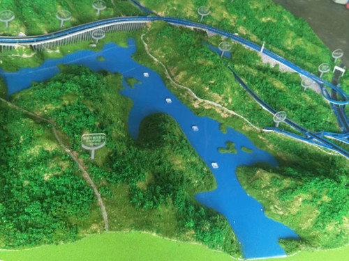 高架橋地形模型